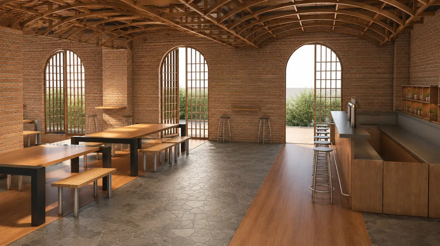Brewhouse Pub & Restaurant Interior View