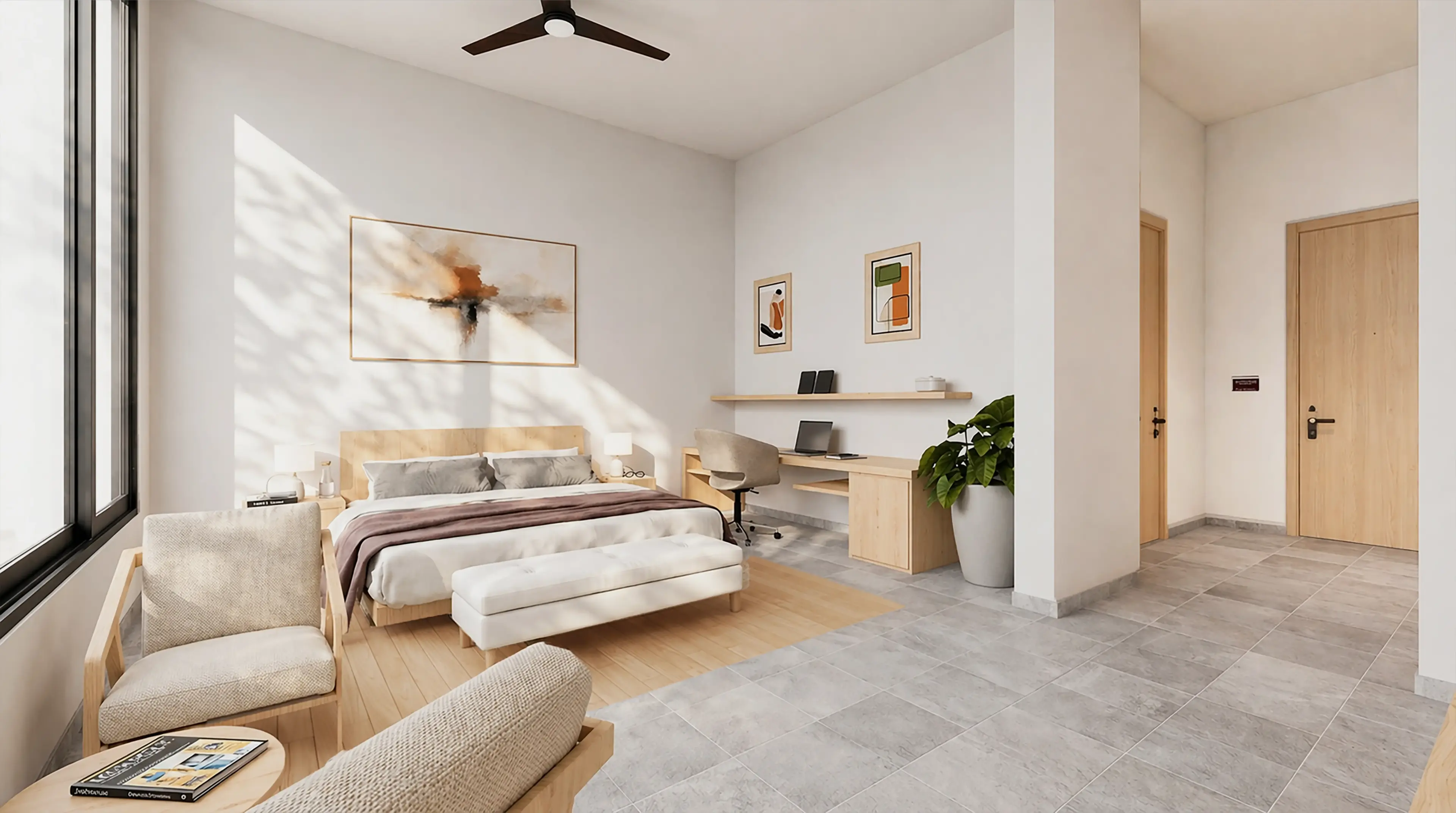 Weekend Home in Panchgani Twin Bedroom 1