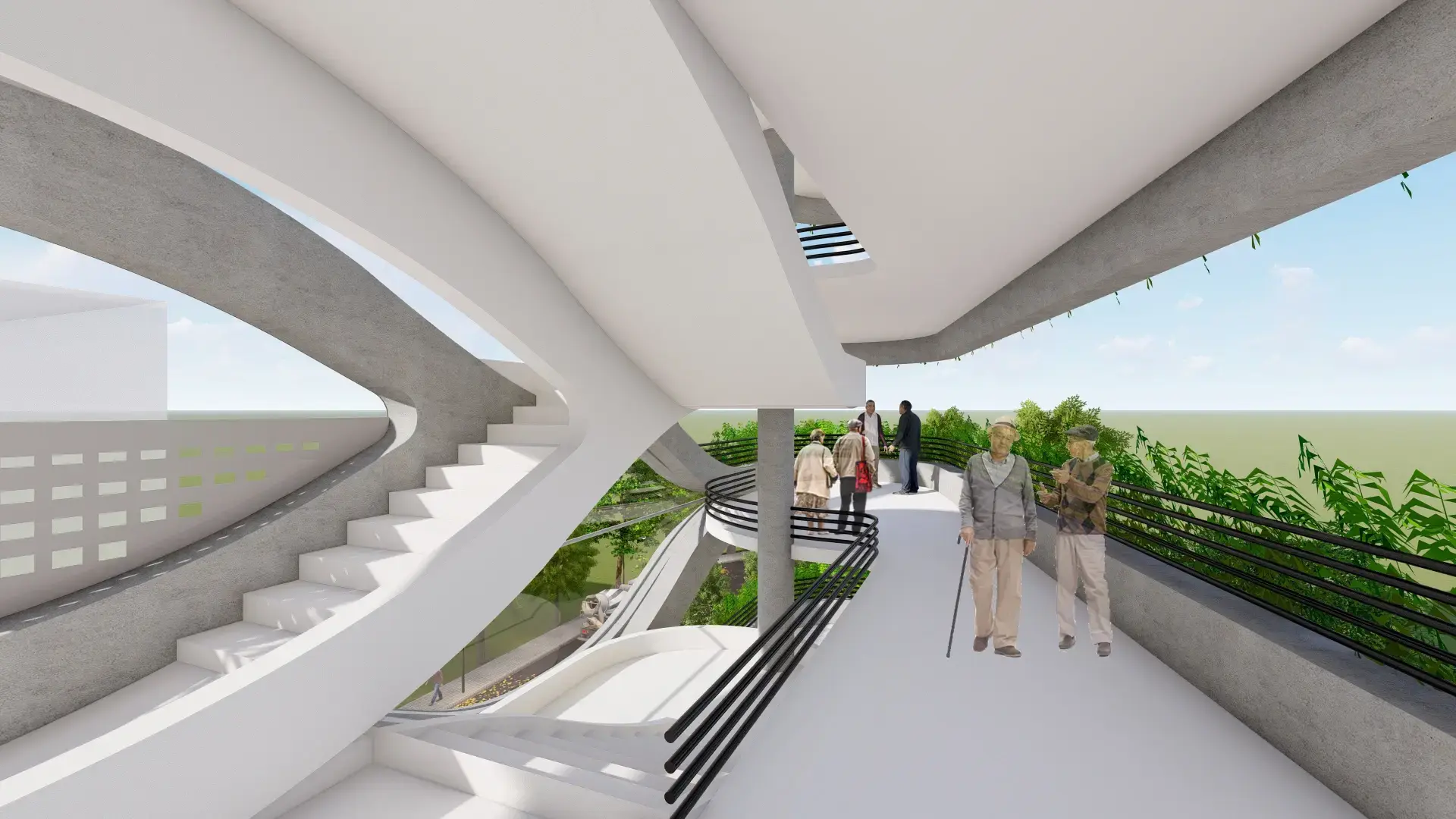 Staircase lobby